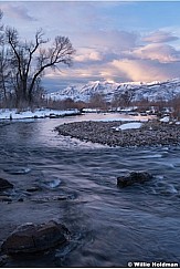 Provo River Slate Blue Sunset 022719 8822