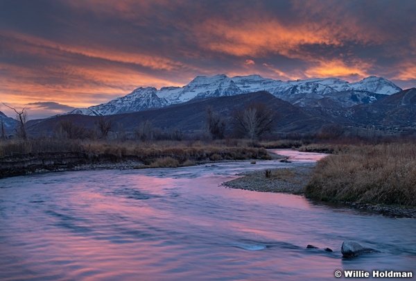 Timpanogos Sunset Provo River 11182024