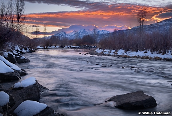 Provo River Sunset Timp 120219 5