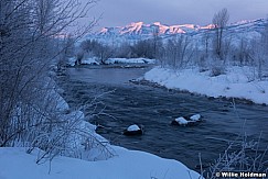 Provo River Winter Timpanogos 2024