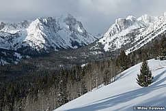 Sawtooth Mountain Range Idaho 012524