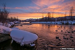 Provo River Timpanogos Sunset 020816 2777